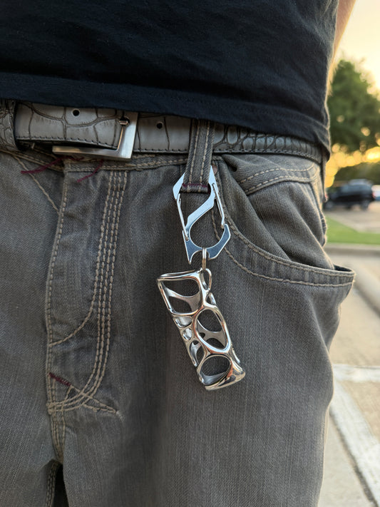 PHANTOM LIGHTER CAGE KEYCHAIN