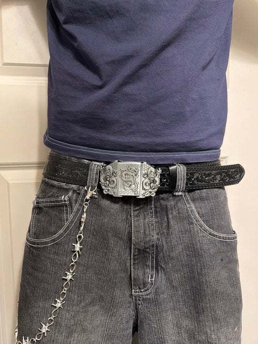 SERPENT DRAGON LIGHTER BELT