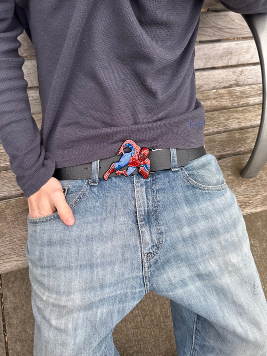 THE AMAZING SPIDER-MAN LEATHER BELT