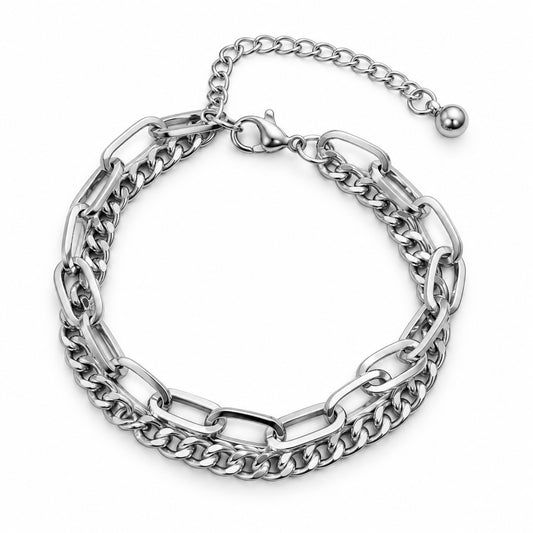 FORGED DOUBLE BRACELET