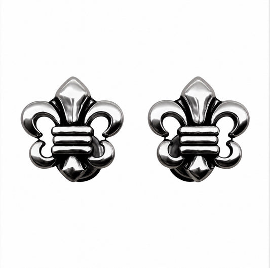 FLEUR-DE-LIS STUDS