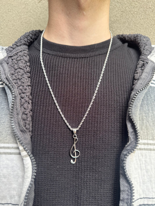 SILVER TREBLE CHAIN