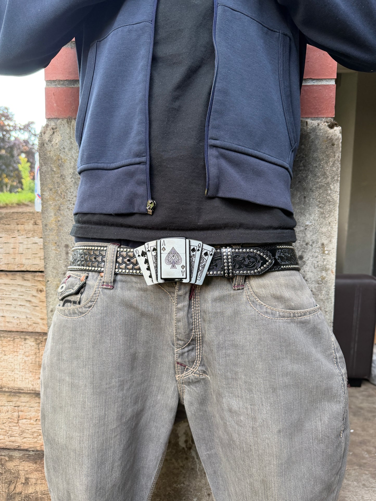 PLAYING CARDS LIGHTER BELT