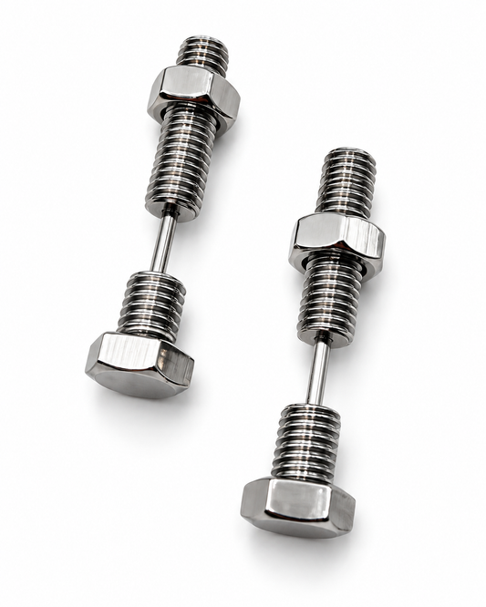 HEX BOLT EARRINGS