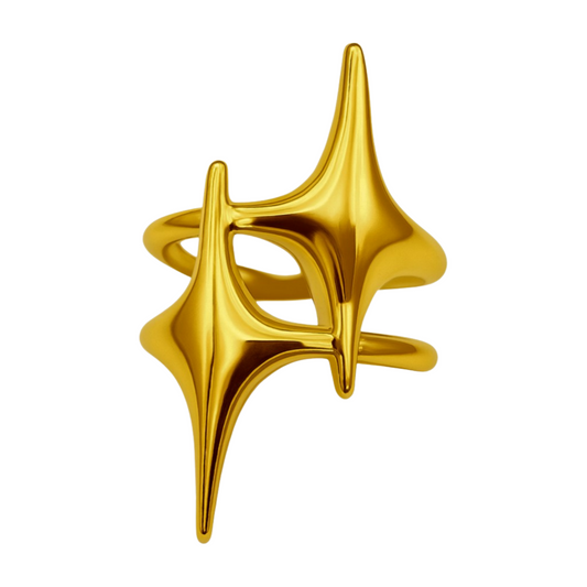 GOLD STAR RING