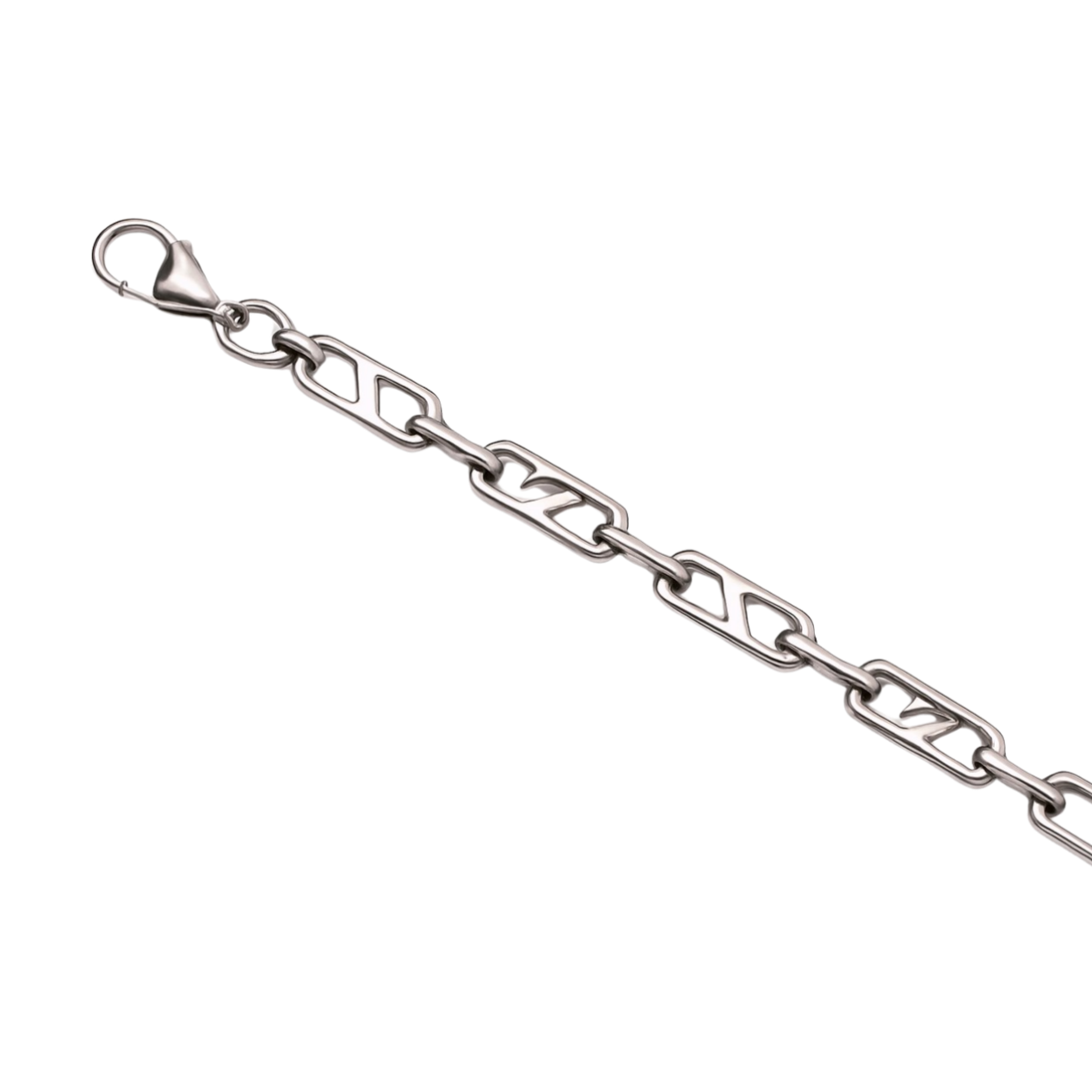 SILVER PAPERCLIP BRACELET