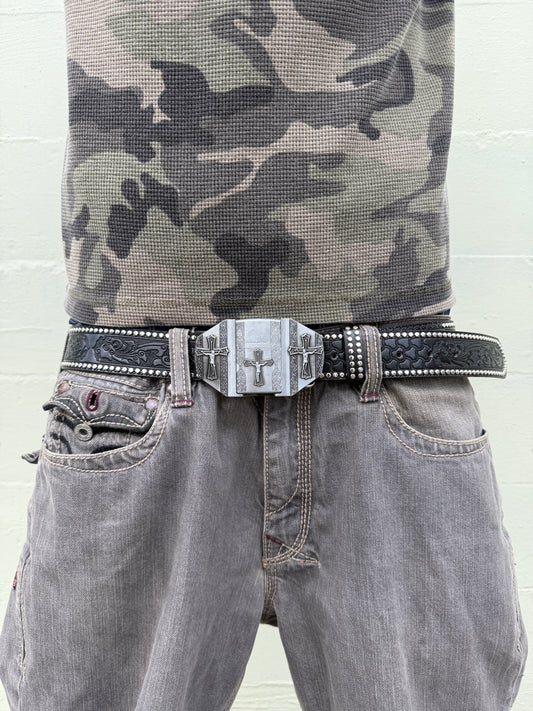 DIVINE CROSS LIGHTER BELT