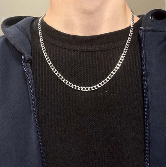 SILVER CUBAN LINK