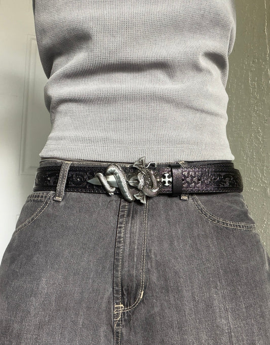 SNAKE DAGGER BUCKLE