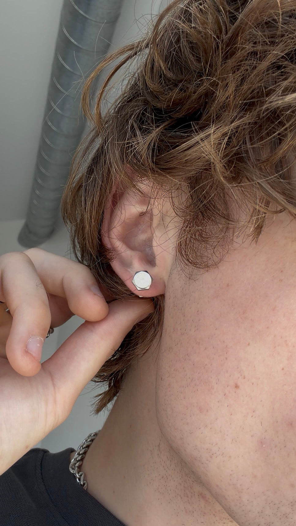 HEX BOLT EARRINGS