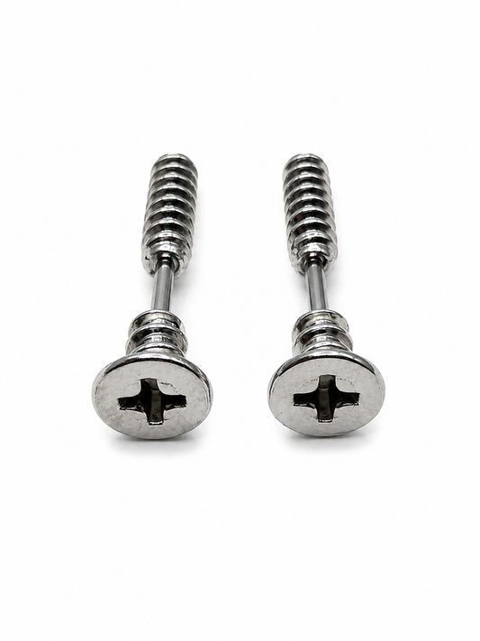 FASTENER BOLT EARRINGS