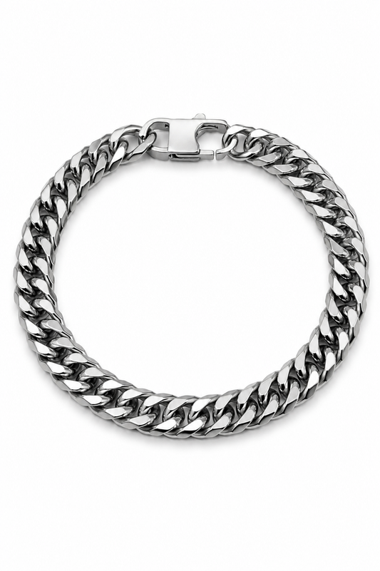 POLISHED CUBAN CHAIN BRACELET