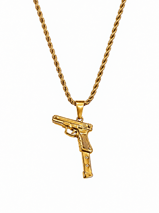 PISTOL PENDANT NECKLACE