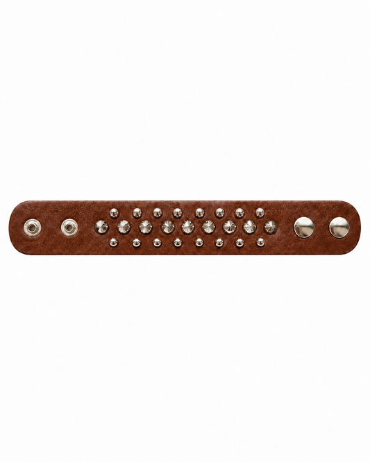 SPIKED LEATHER BRACELET