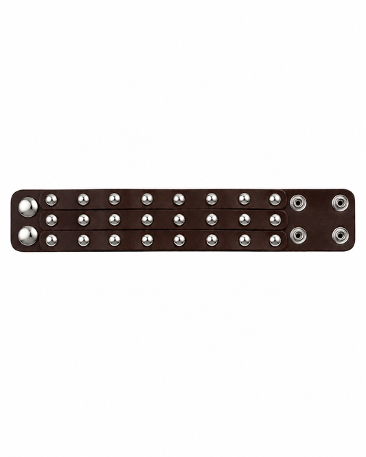 SILVER STUDDED BRACELET