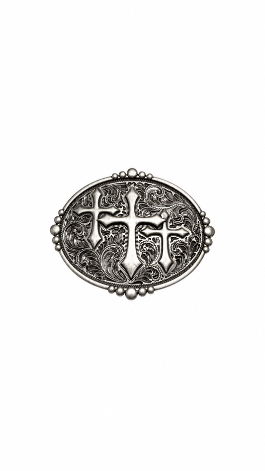 TRIPLE CROSS BUCKLE