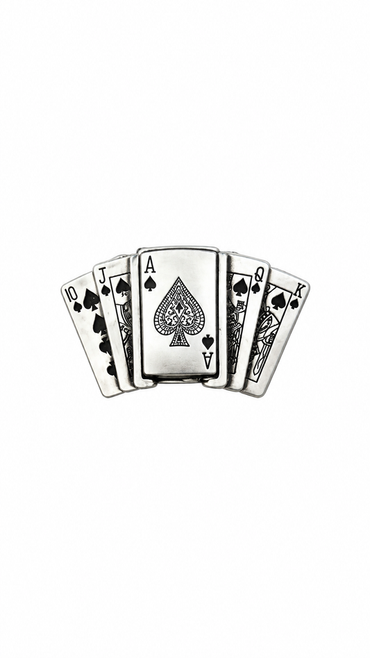 PLAYING CARD LIGHTER BUCKLE