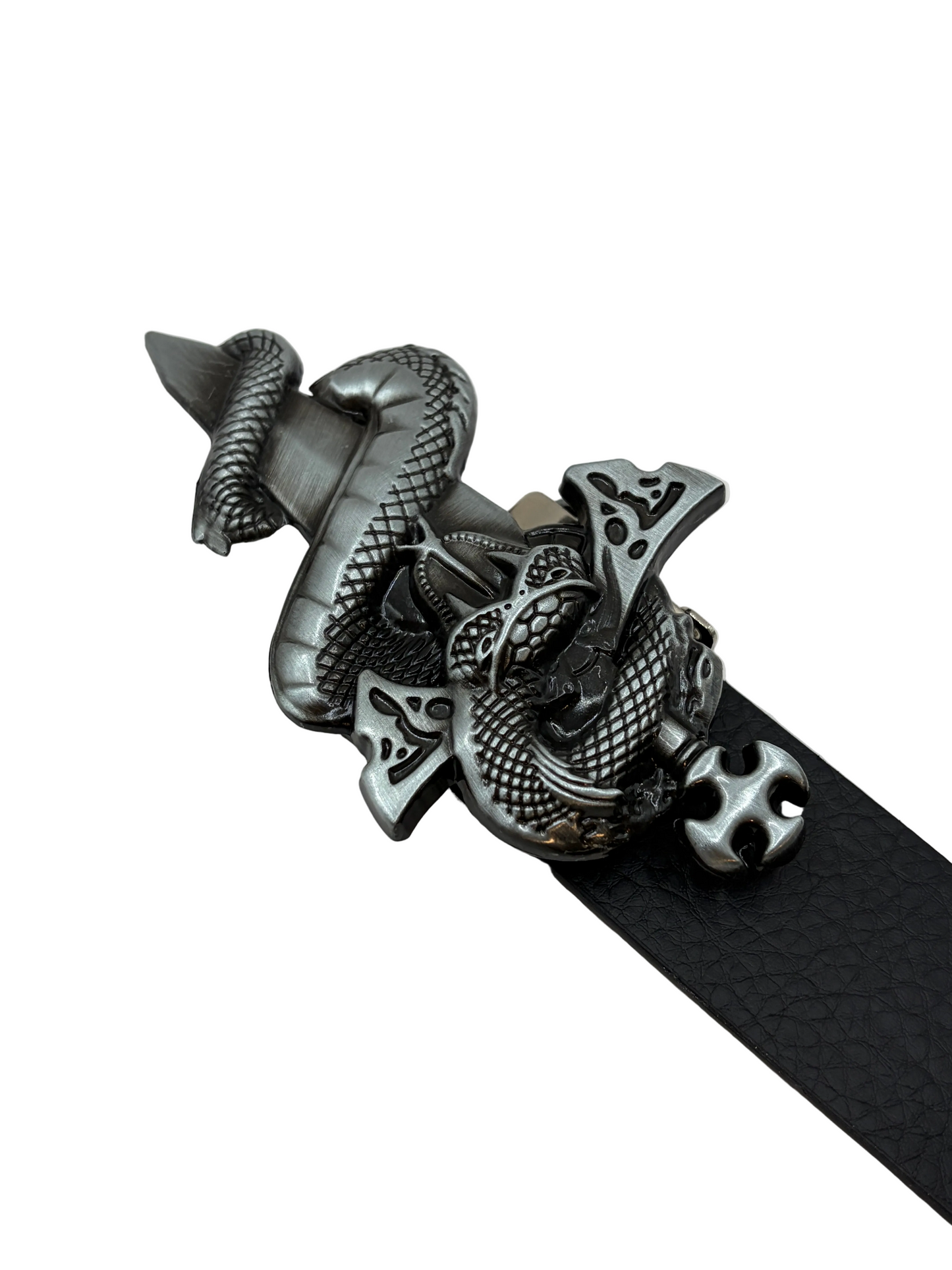 SILVER SNAKE SWORD BELT