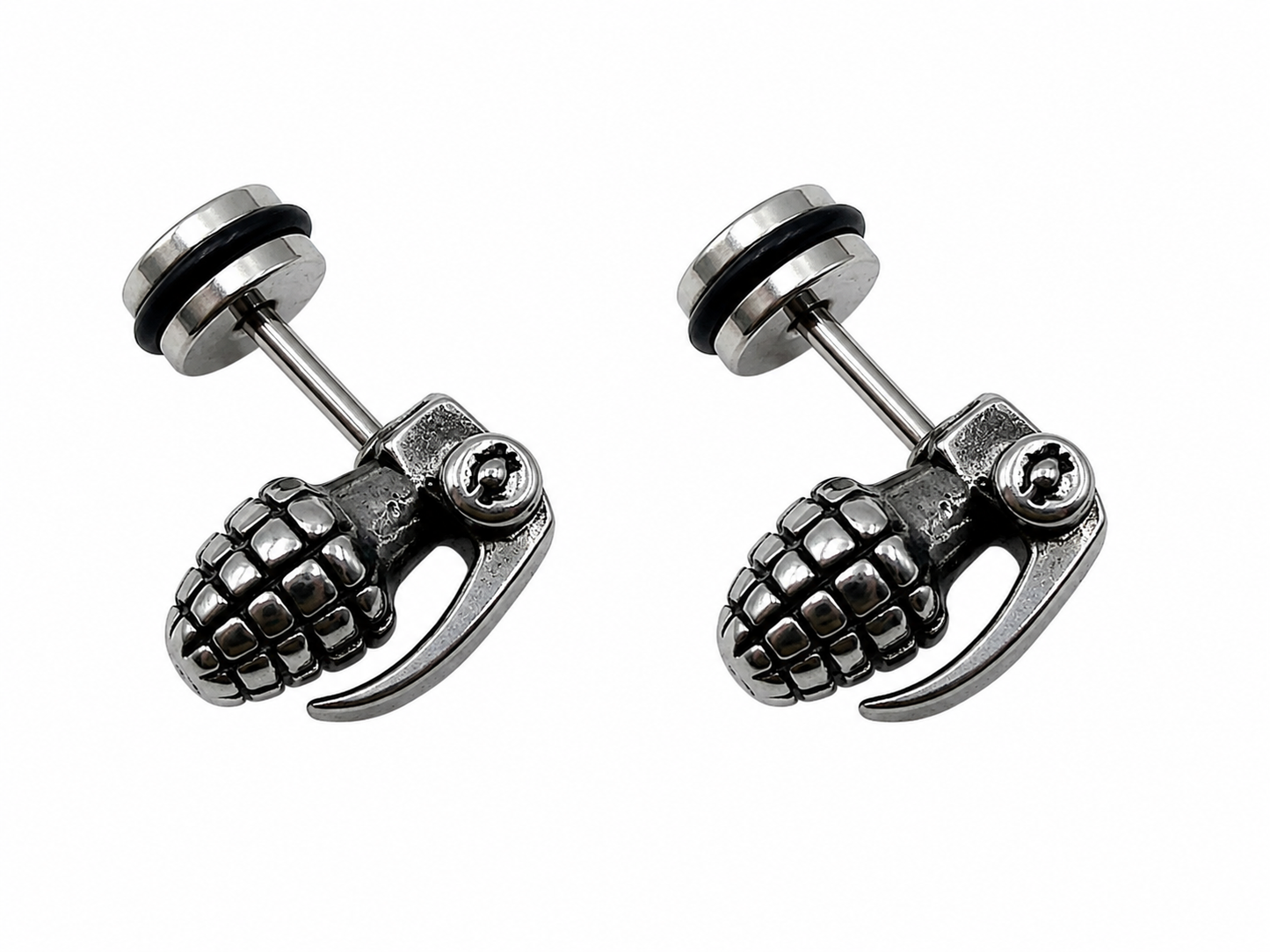 GRENADE STUD EARRINGS