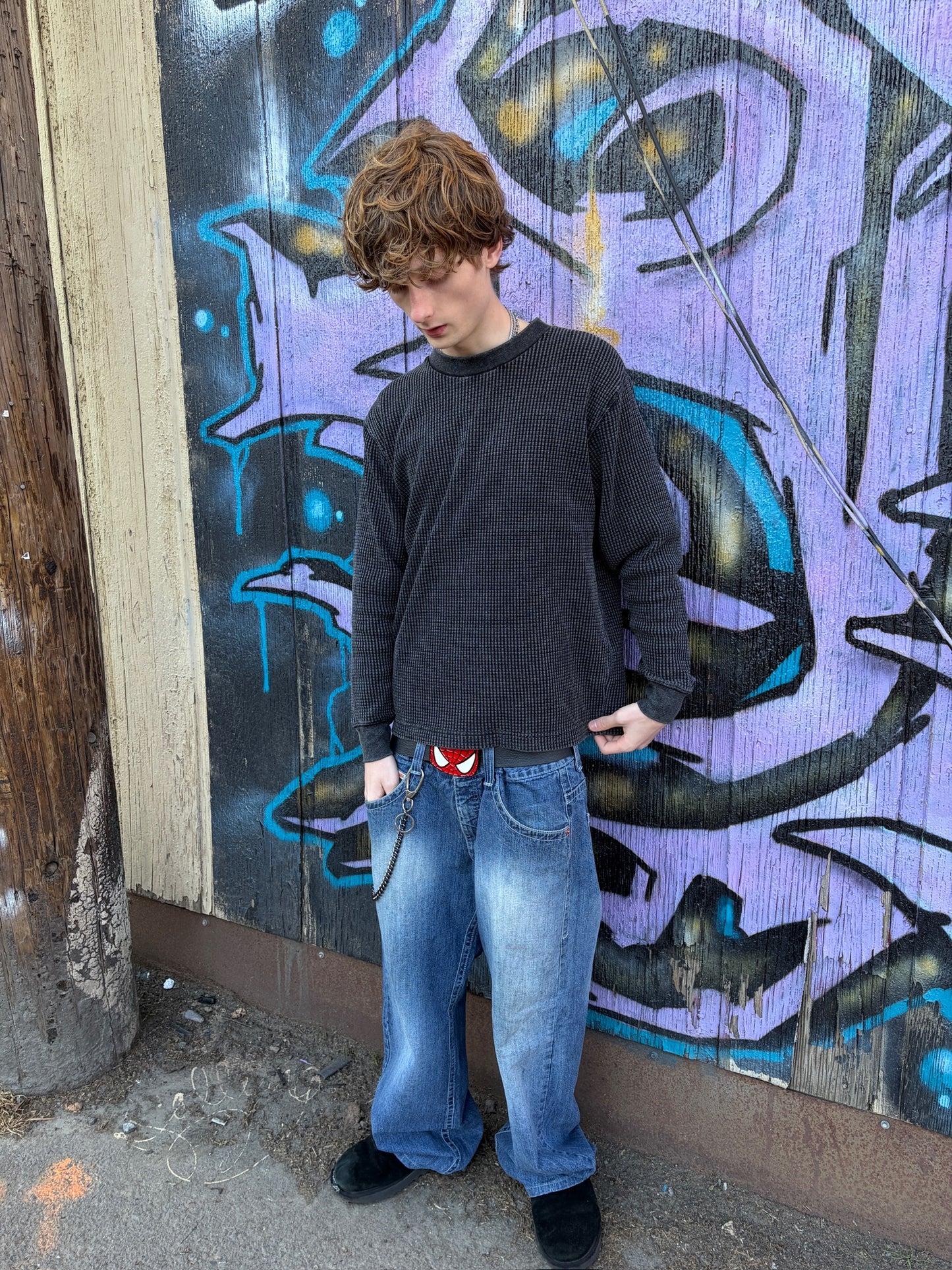 SPIDER-MAN LEATHER BELT