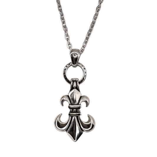 MEDIEVAL FLEUR-DE-LIS-NECKLACE
