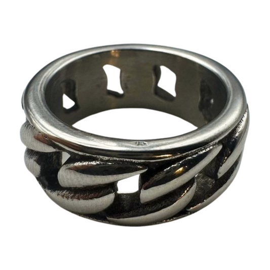 SILVER SPIRAL RING