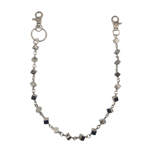 SILVER LUCKY NIGHT CHAIN BELT