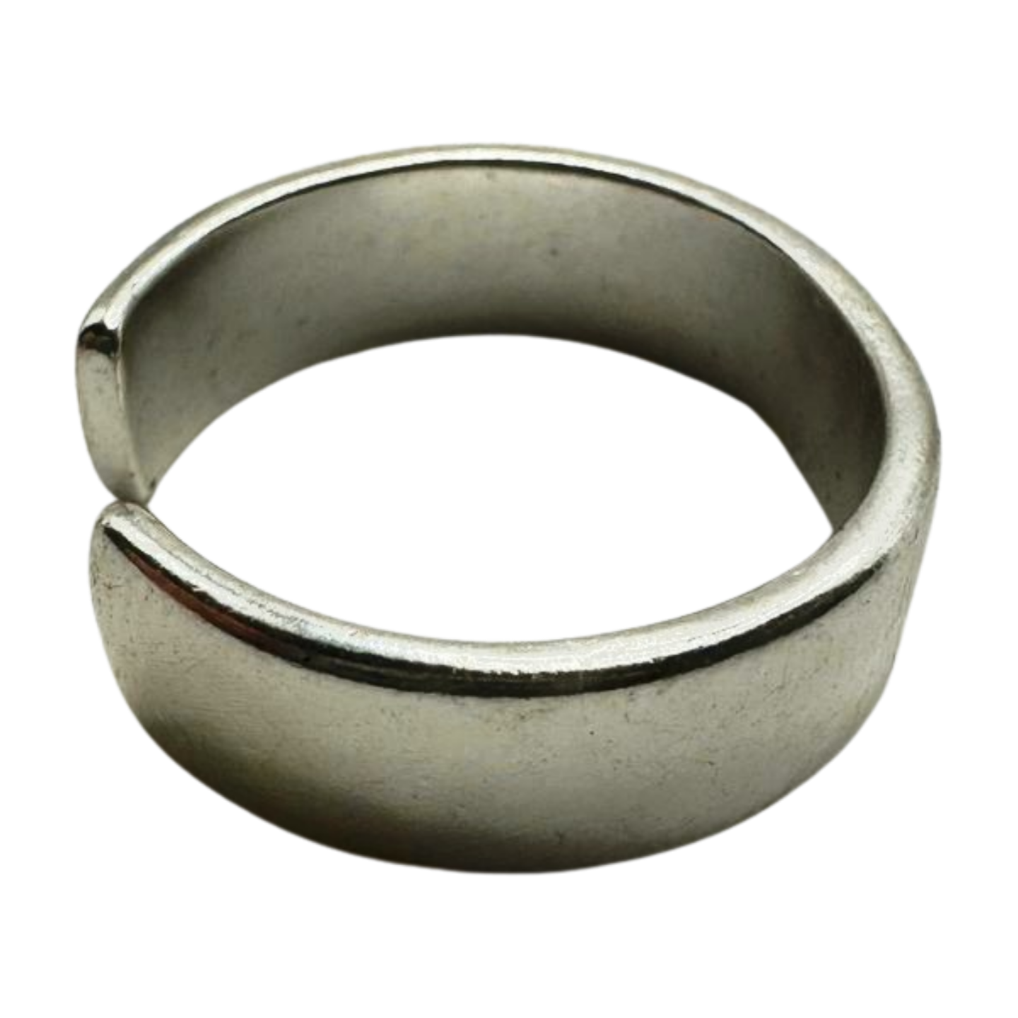 SILVER GOTH FLOWER RING