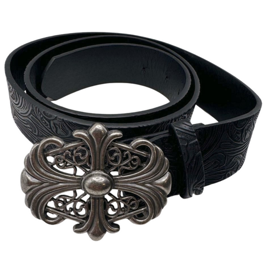 CROSS BUCKLE BELT
