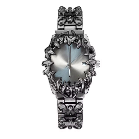 SILVER VANTAGE CLAW WATCH