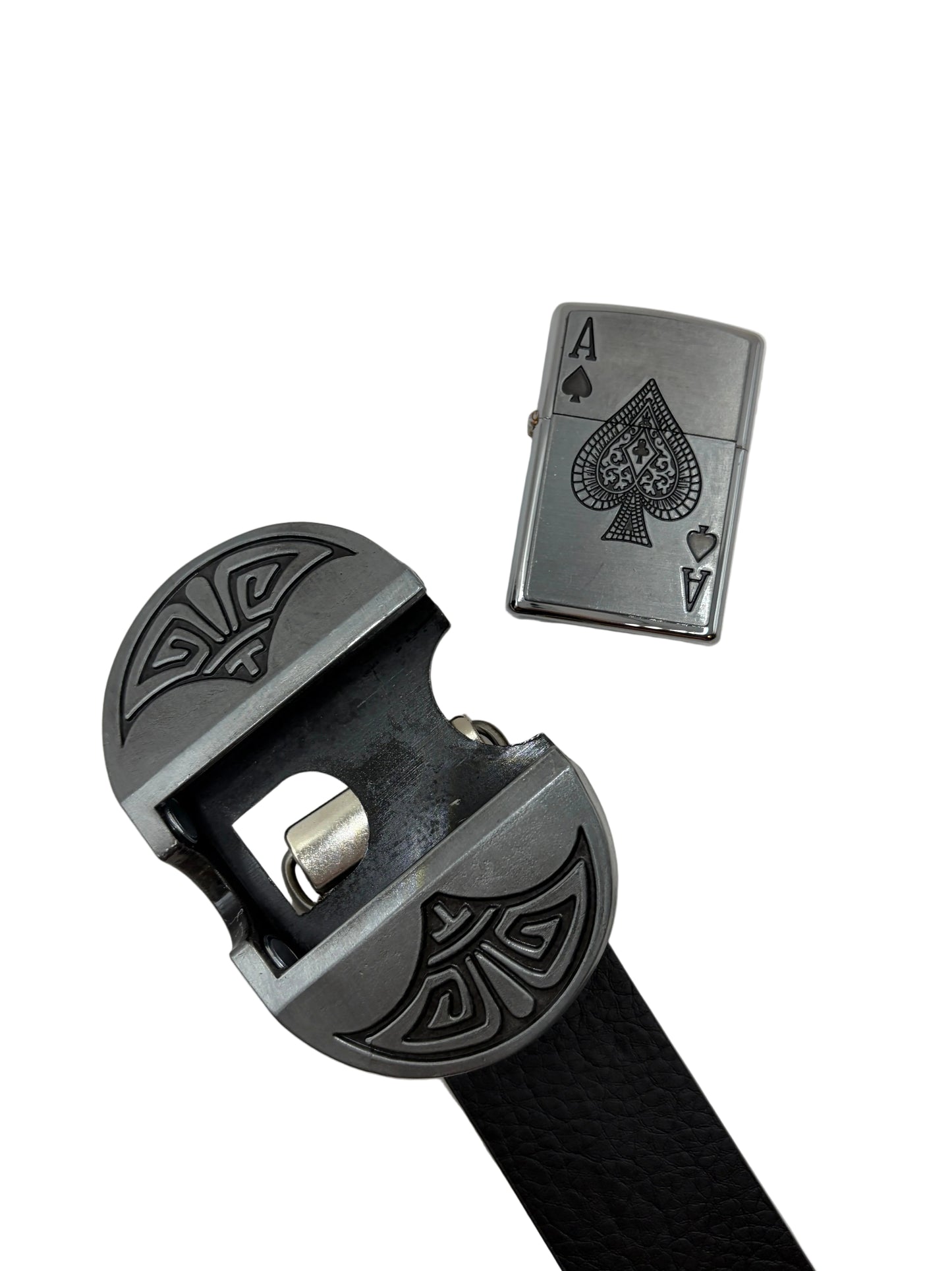 ACE OF SPADES LIGHTER BELT