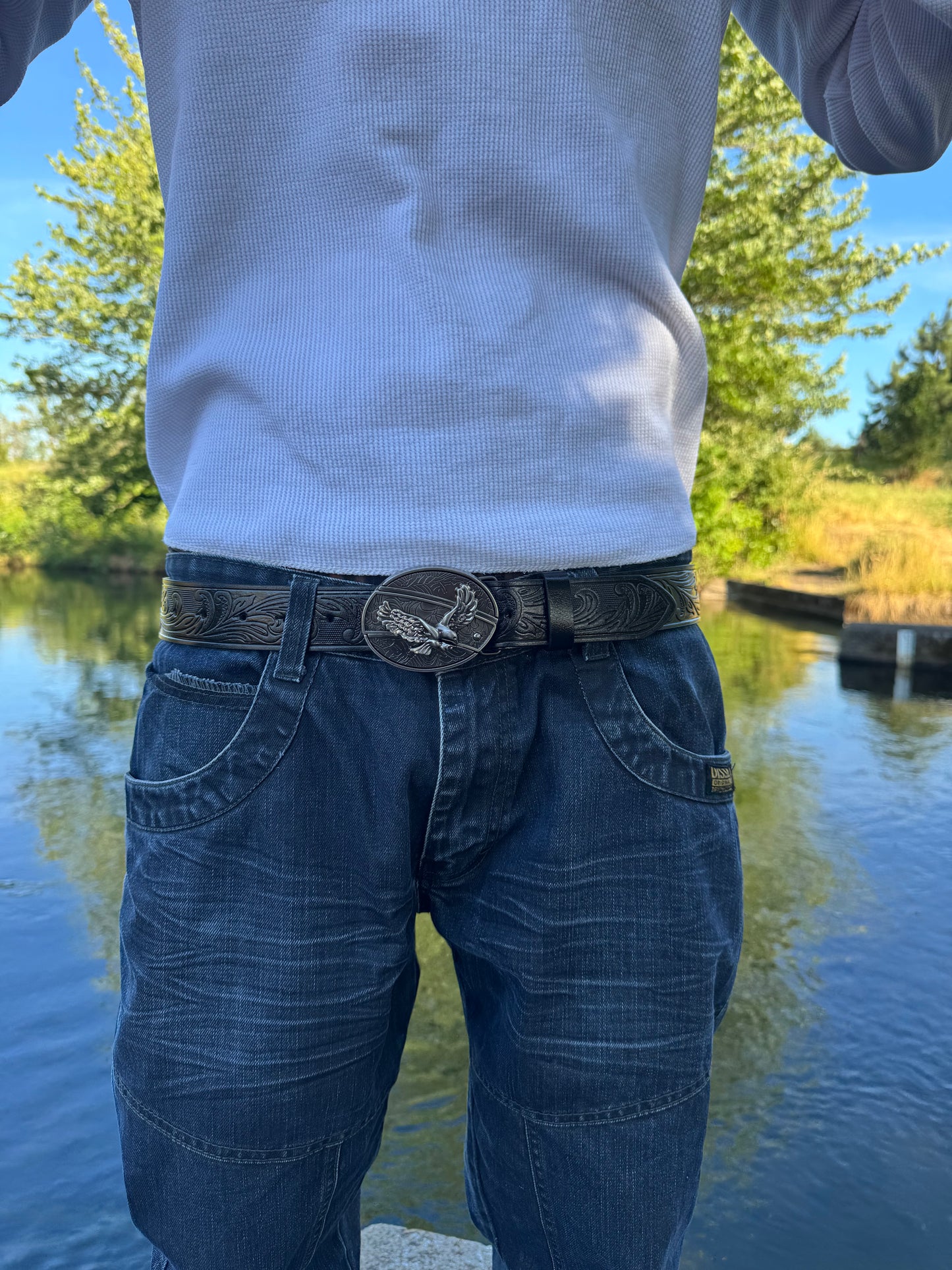 EAGLE KNIFE BELT