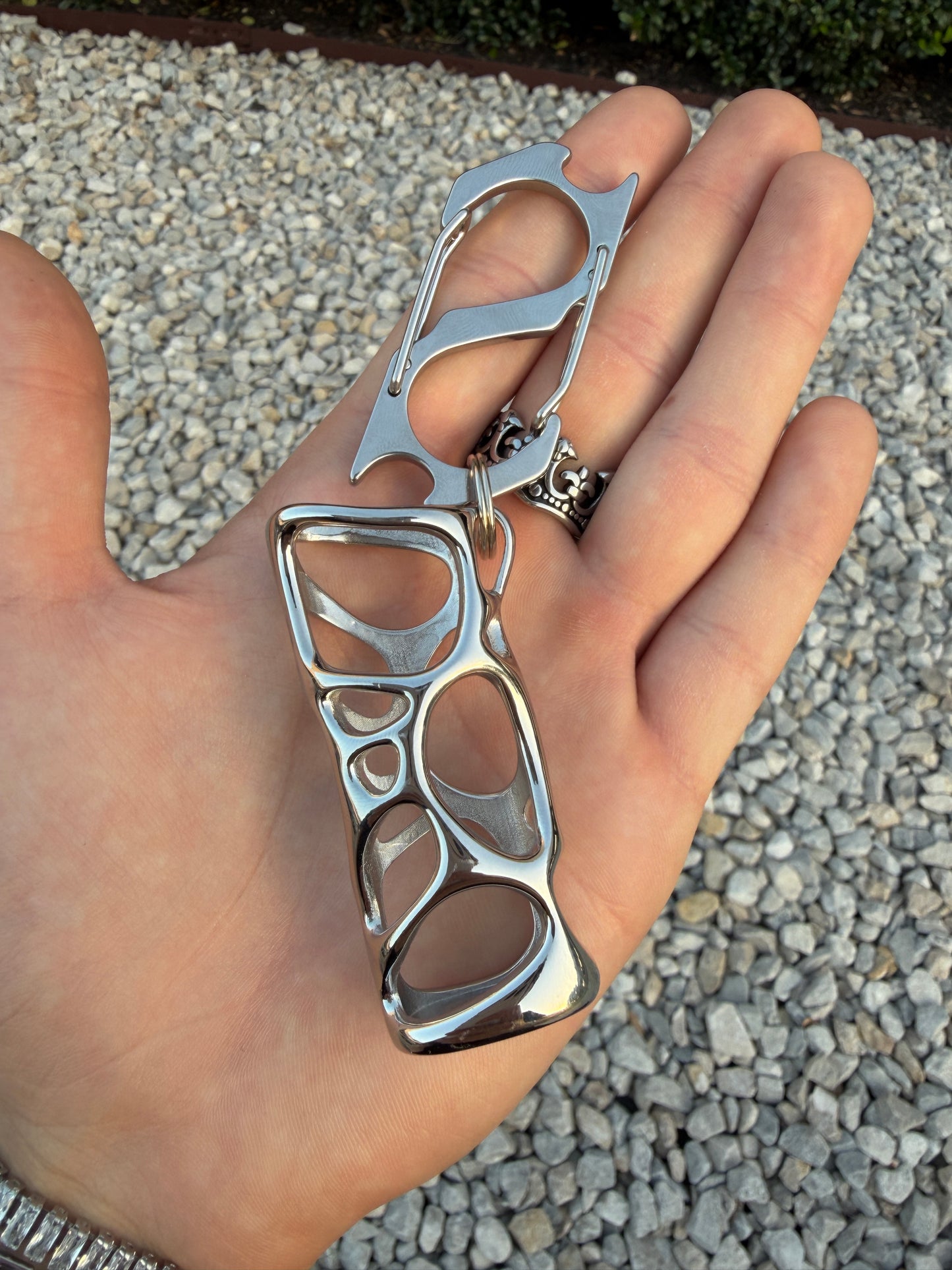 PHANTOM LIGHTER CAGE KEYCHAIN