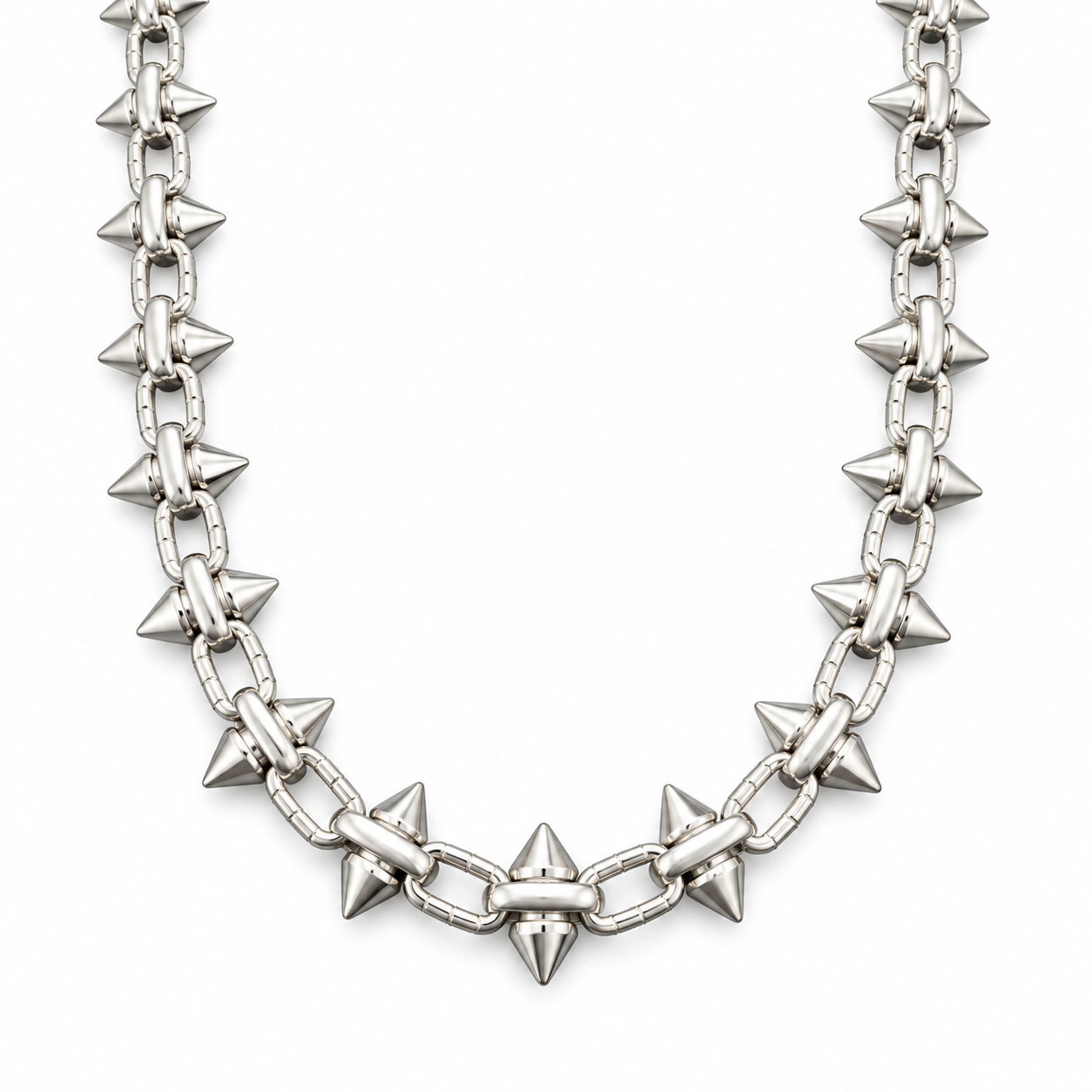 SPIKED NECKLACE
