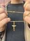 GOLD JESUS CRUCIFIX