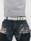Fleur studded belt