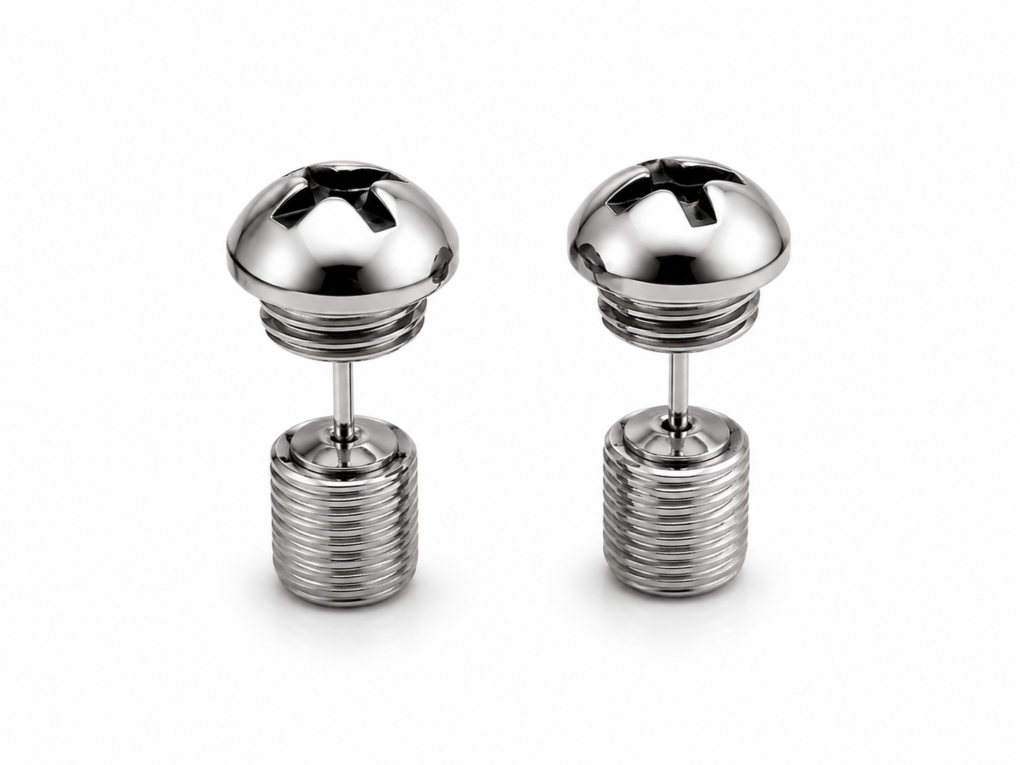 SCREW BOLT EARRINGS