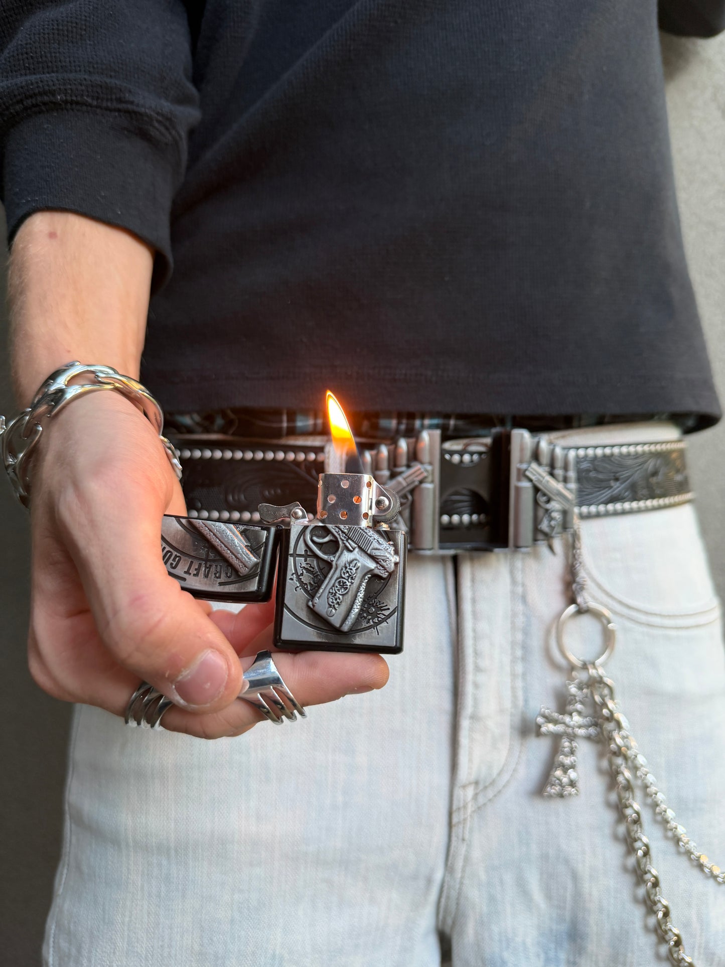 PISTOL LIGHTER BELT