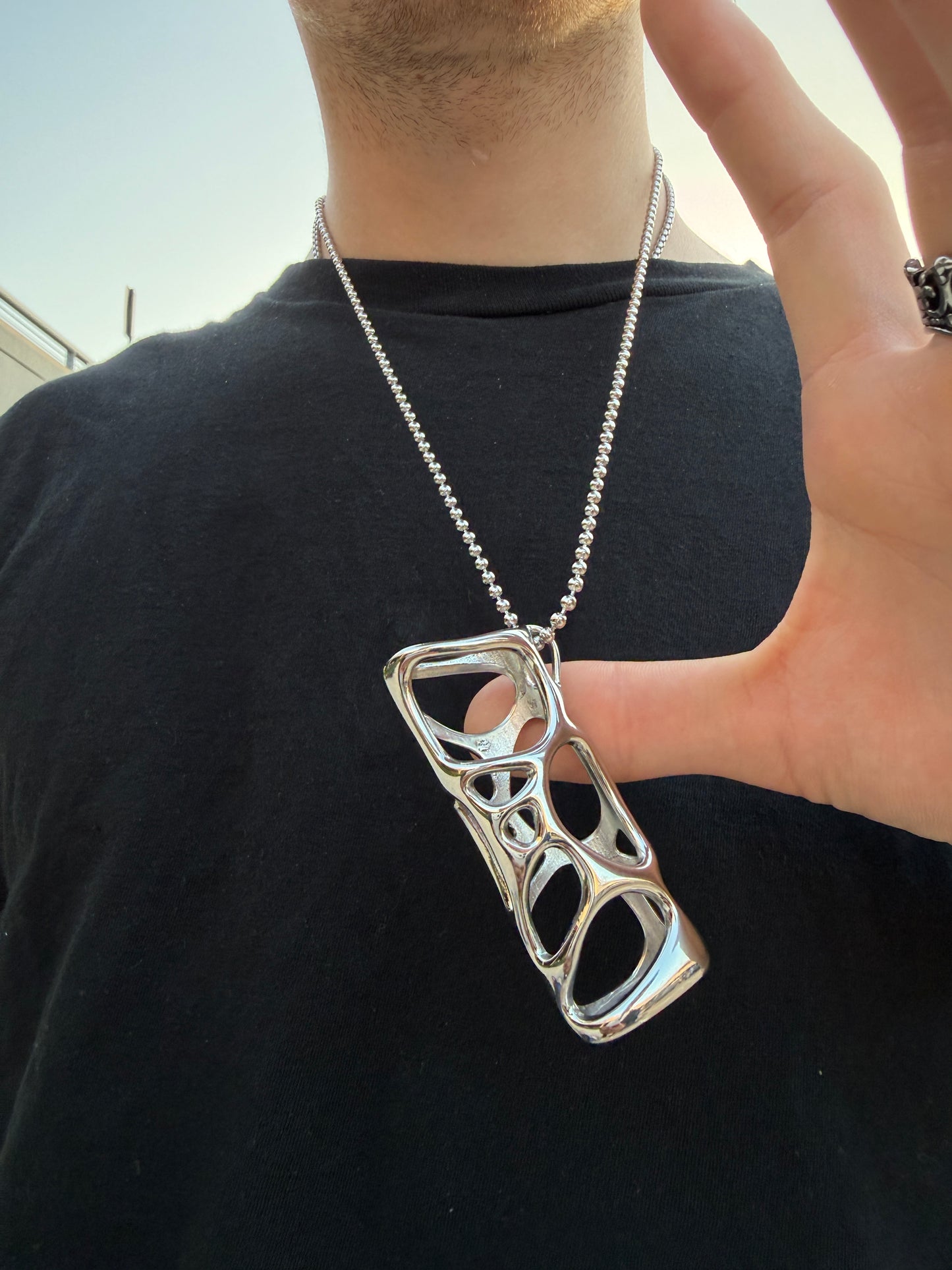 PHANTOM LIGHTER CAGE NECKLACE