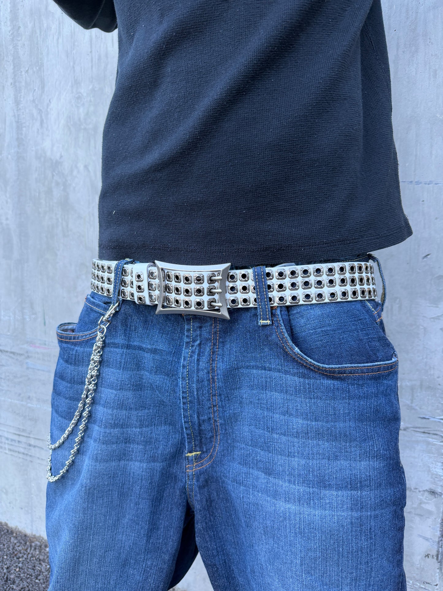 LEATHER CYBER BELT
