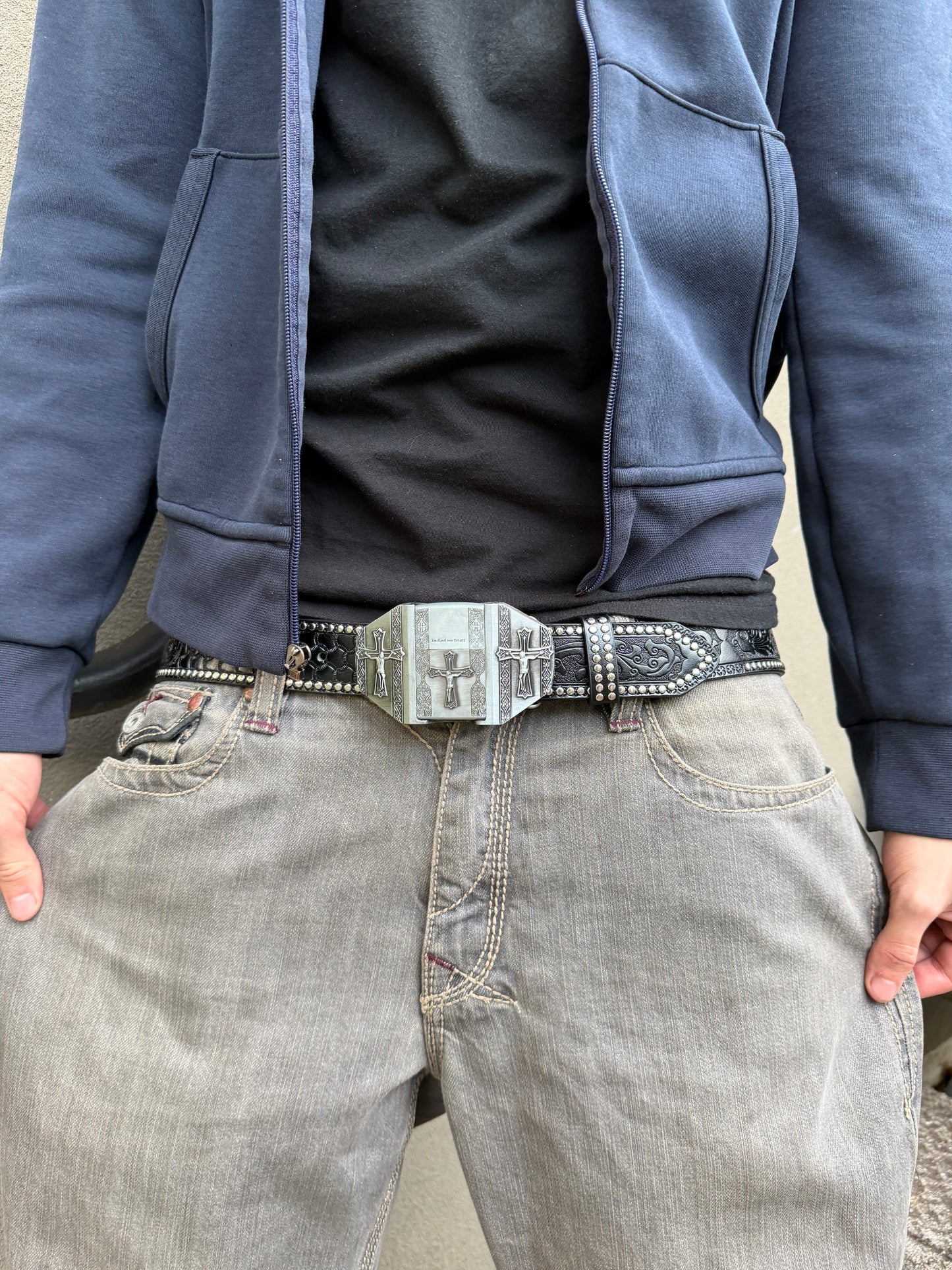 DIVINE CROSS LIGHTER BELT