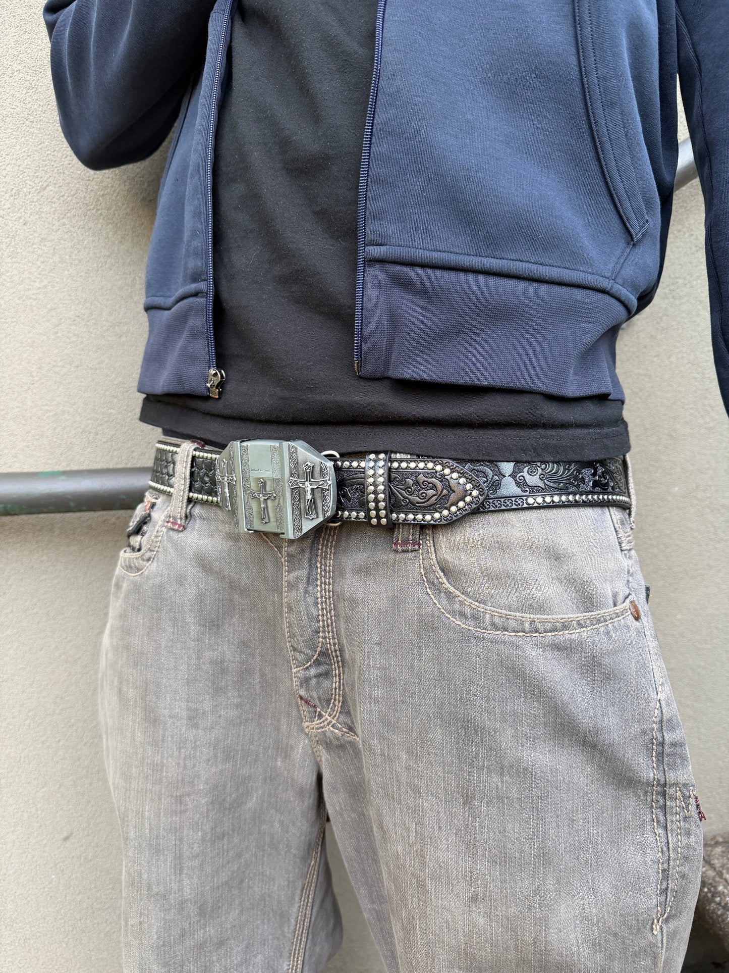 DIVINE CROSS LIGHTER BELT