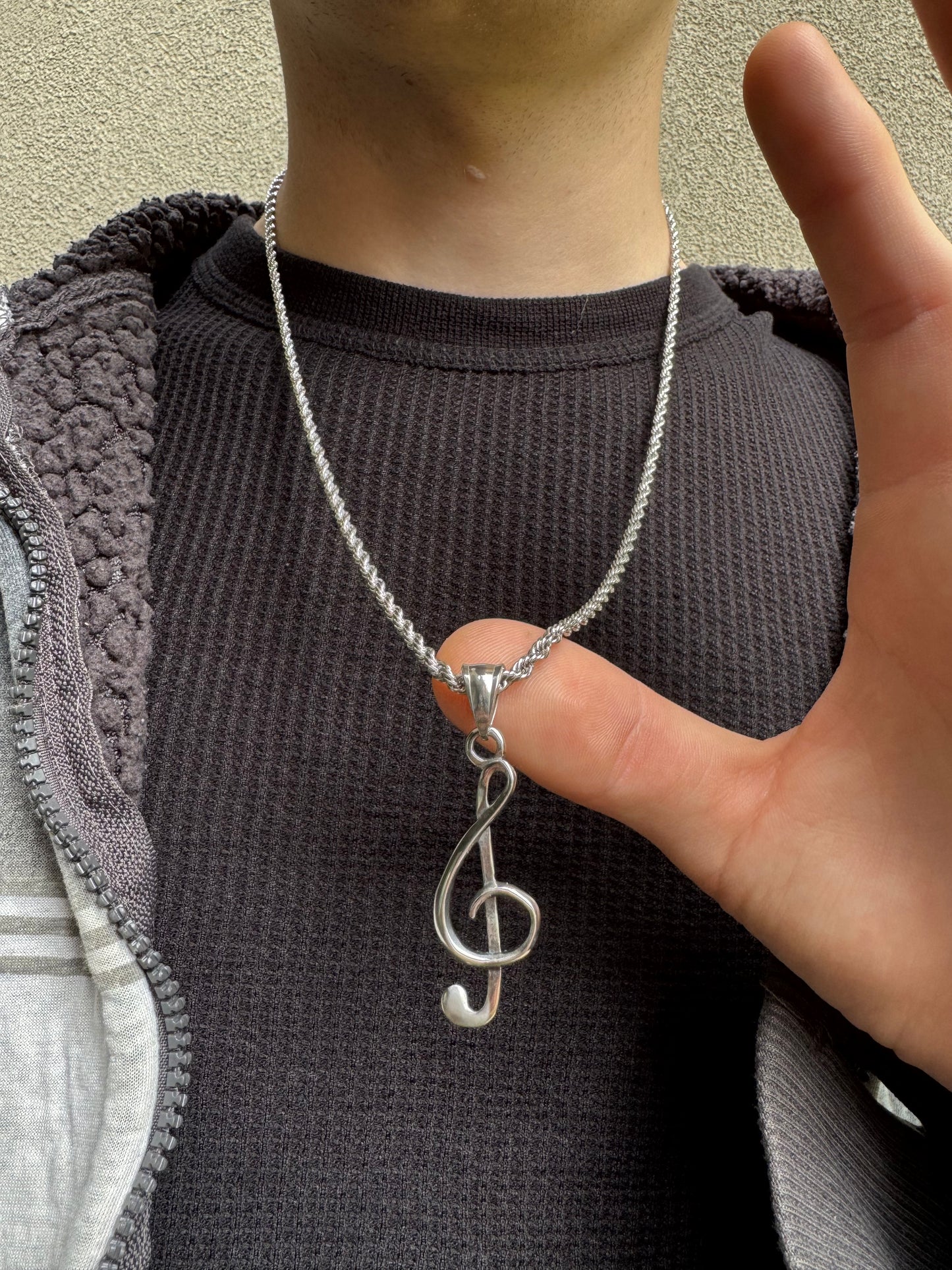 SILVER TREBLE CHAIN