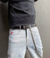 CROSS BUCKLE BELT