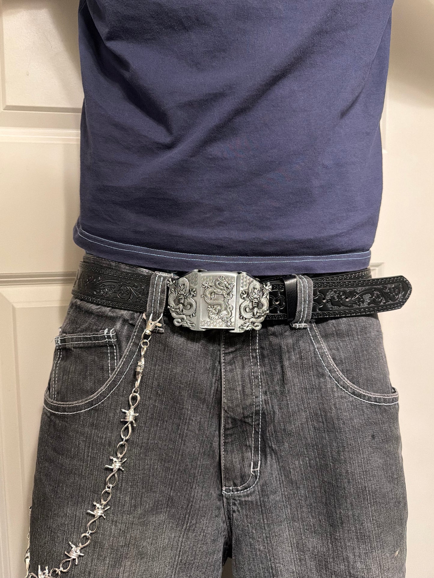 SERPENT DRAGON LIGHTER BELT