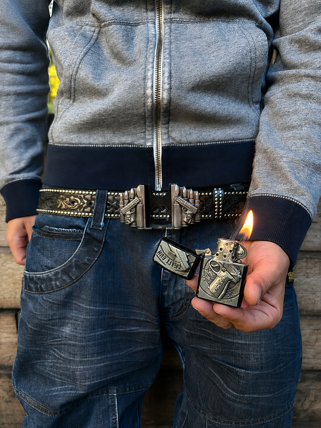 PISTOL LIGHTER BELT