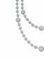MULTI COLOR BEADED CYSTAL DOUBLE BELT CHAIN