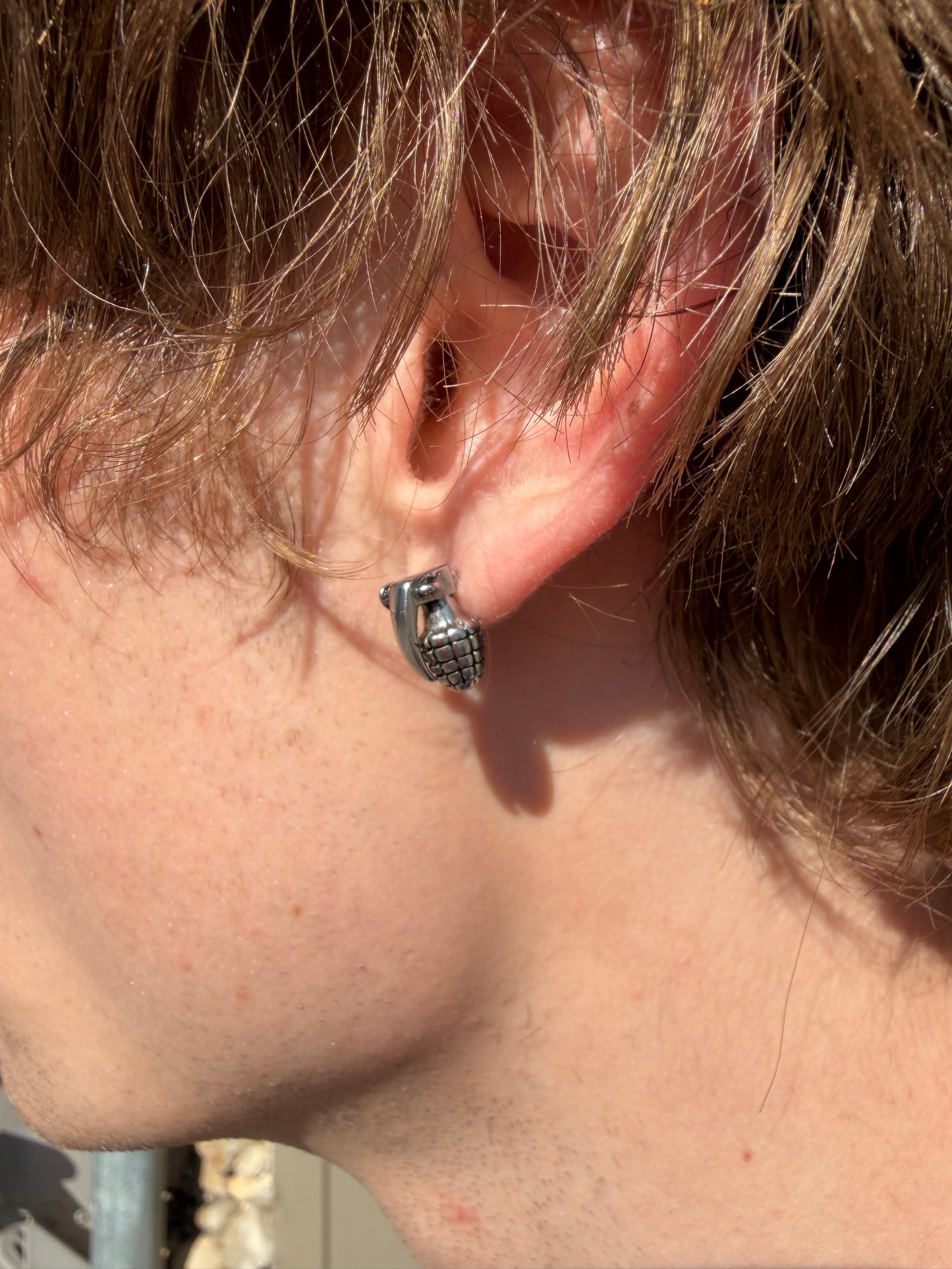 GRENADE STUD EARRINGS