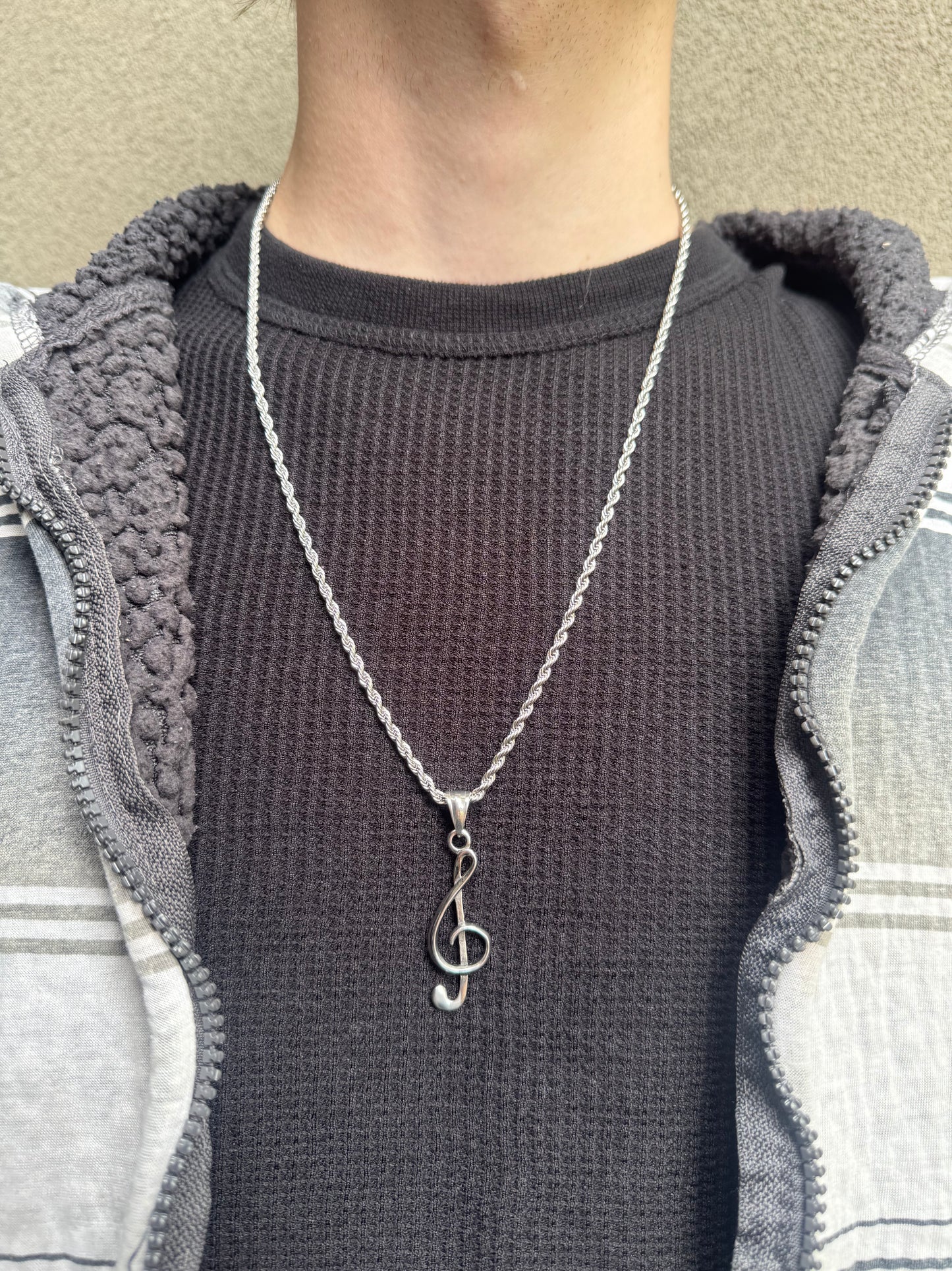 SILVER TREBLE CHAIN