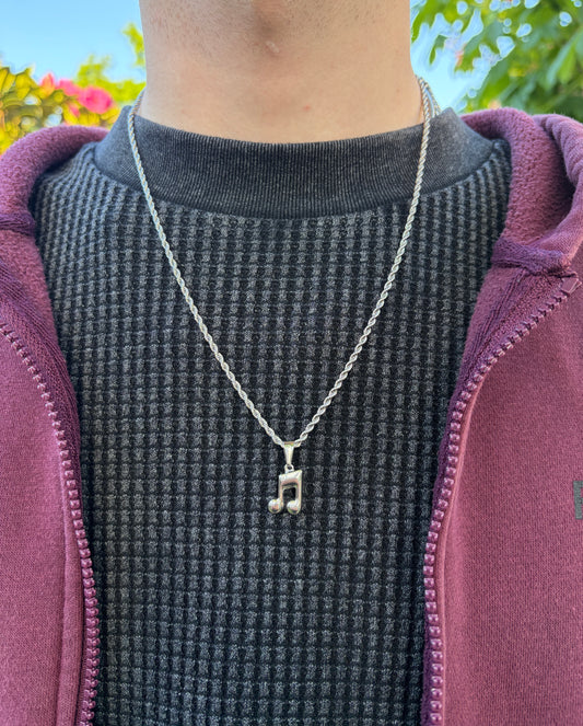 SILVER MUSIC NOTE